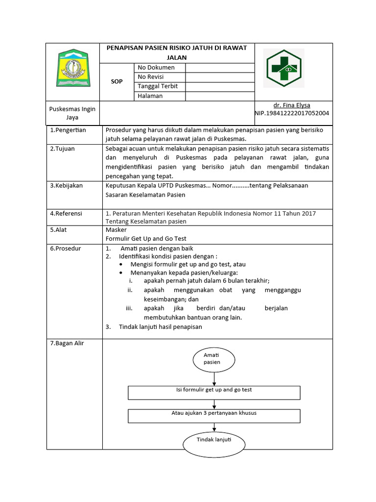 5 3 6 A Penapisan Pasien Dengan Risiko Jatuh Di Rawat Jalan Pdf