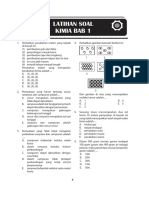 Latihan Kimia Bab 1