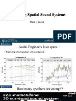 Evaluating Spatial Sound Systems