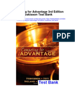Competing For Advantage 3rd Edition Hoskisson Test Bank