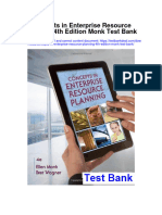 Concepts in Enterprise Resource Planning 4th Edition Monk Test Bank