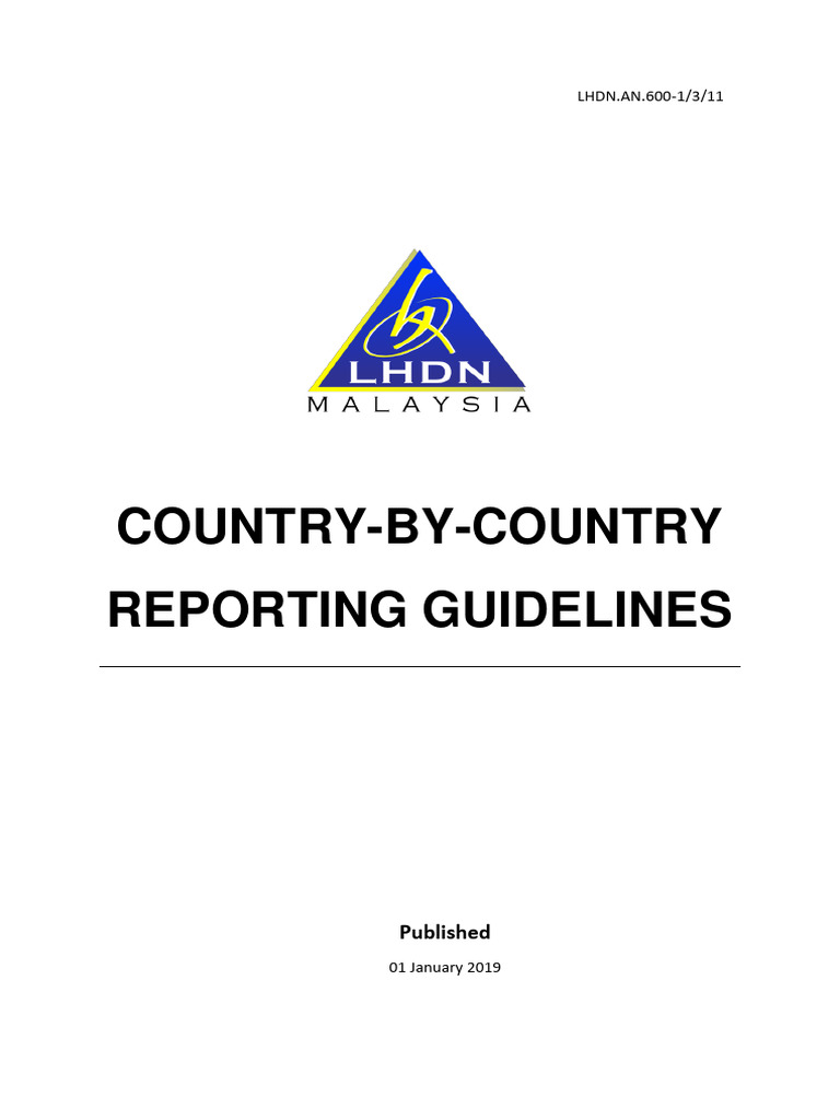 IRBM Country-by-Country Reporting Guide | PDF | Taxes | Income Tax