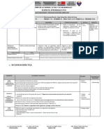 SESIÓN DE APRENDIZAJE #01 - 6 U - DPCC. 3° Año