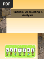 Financial Accounting & Analysis