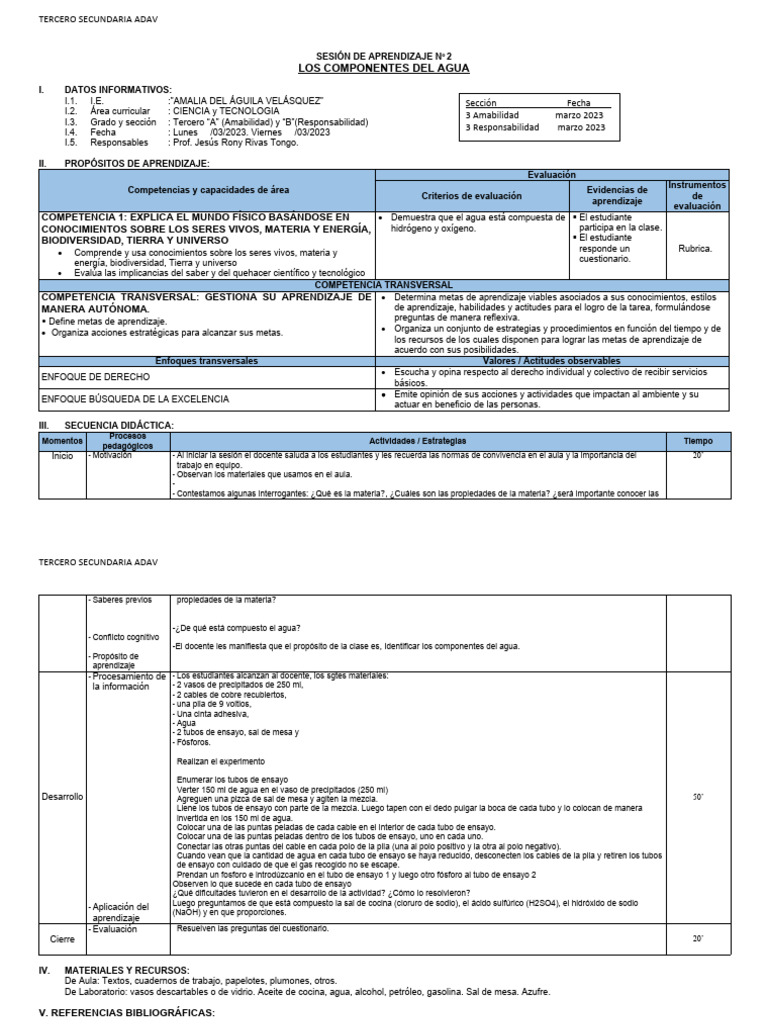 Sesi n de ap 02 los componentes del agua tercero 2023 rivas copia