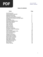 AutoCAD Student's Handout