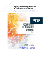 Accounting Information Systems 9th Edition Hall Solutions Manual