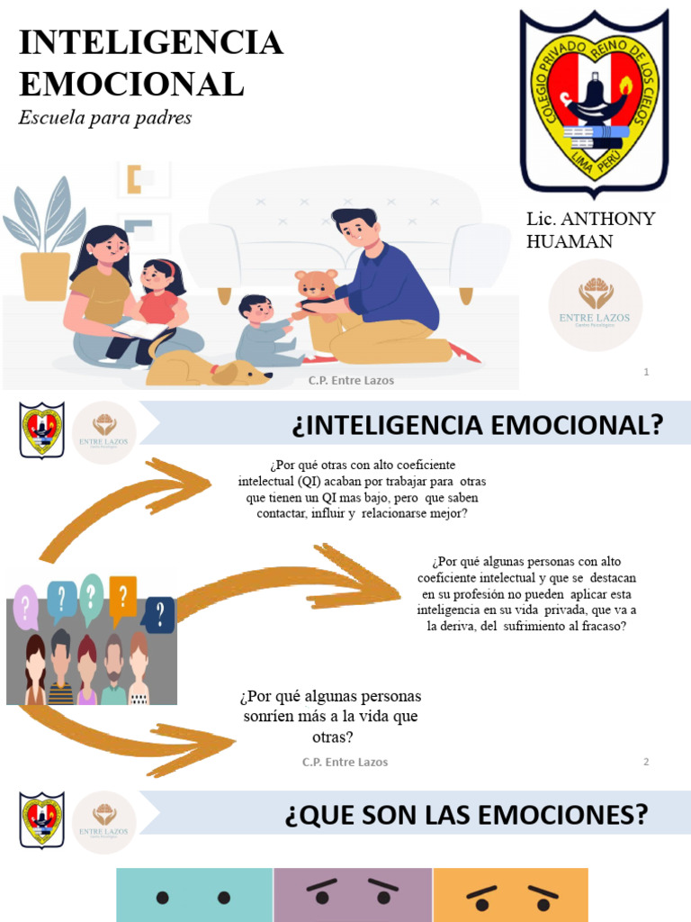 Inteligencia Emocional - Escuela para Padres | PDF | Las emociones ...