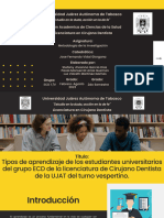Universidad Juárez Autónoma de Tabasco: División Academica de Ciencias de La Salud Licenciatura en Cirujano Dentista