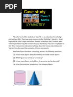 Class 6 Maths Case Study Questions | PDF | Triangle | Perpendicular