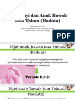 Pijat Anak Bawah Dua Tahun (Baduta) - BUKU PANDUAN DINKES 220723