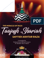 The Miracle of Raza Taajush Shariah