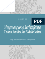 Kuno Floral Pernikahan Kartu Ucapan Terima Kasih