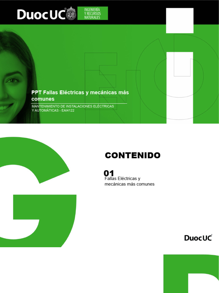 2 3 2 Ppt Fallas Comunes En Equipos Eléctricos Y Mecánicos Pdf