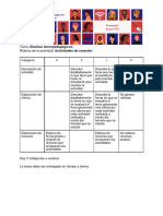 Rúbrica Actividades de Creación