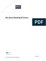 BSC (Hons) Banking Finance