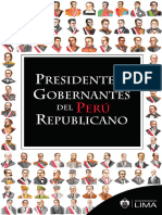 Presidentes y Gobernantes Del Peru Republicano
