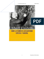 Sobre La Teoria de La Relatividad Especial y General - Albert Einstein