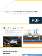 Energía Geotérmica Una Fuente de Energía Renovable