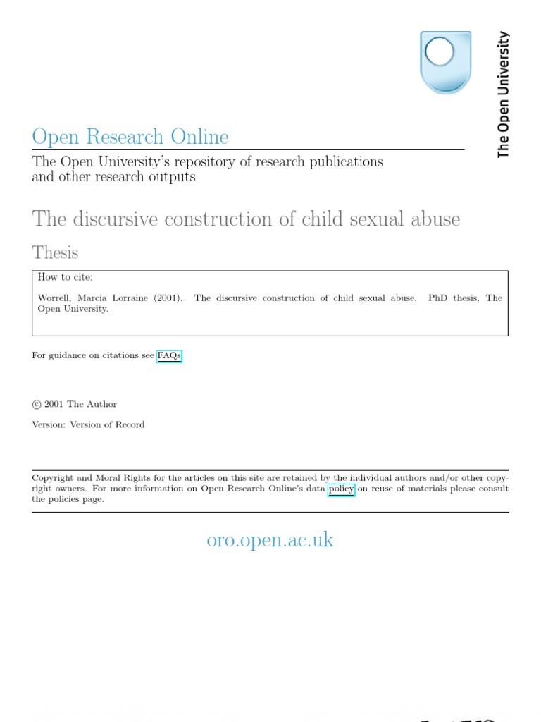 Sample copyright page for dissertation picture