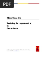 MindTree Training Assignments