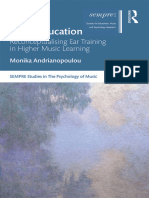 (SEMPRE Studies in The Psychology of Music) Monika Andrianopoulou - Aural Education - Reconceptualising Ear Training in Higher Music Learning-Routledge (2019)