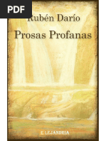 Prosas Profanas-Ruben Dario