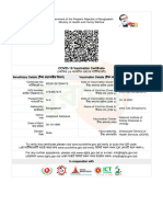 COVID-19 Vaccination Certificate