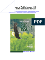 Economics of Public Issues 19th Edition Miller Solutions Manual