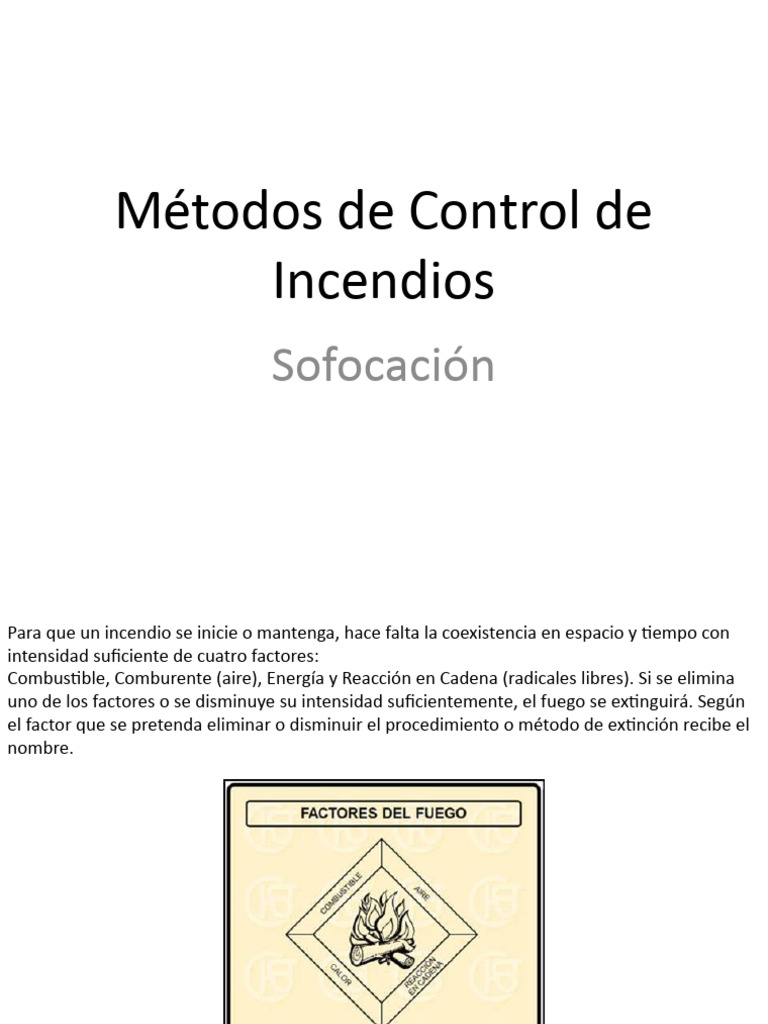 Métodos de Control de Incendios | PDF | Espuma | Combustión