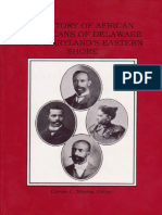 A History of African Americans of Delaware and Marylands Eastern Shore