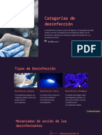 Categorias de Desinfeccion