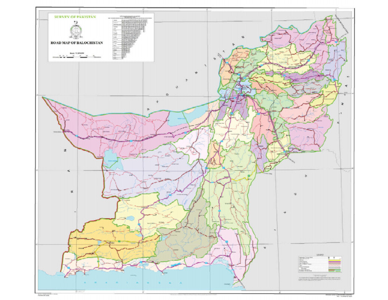 Road Map Balochistan | PDF