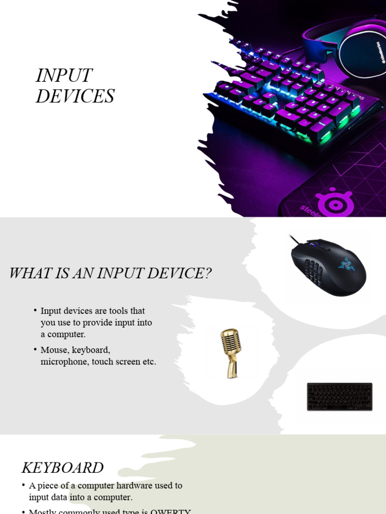 Input devices PDF