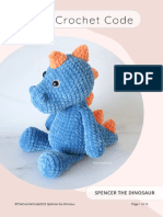 SpencerthePlushieDinosaur TheCrochetCodePattern