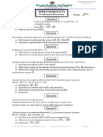 Fiche D'exercice N°9 3eme Coordoonnées D'un Vecteur PDF