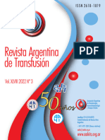Revista Argentina de Transfusion Vol. XLVIII No 3 2022 Compressed