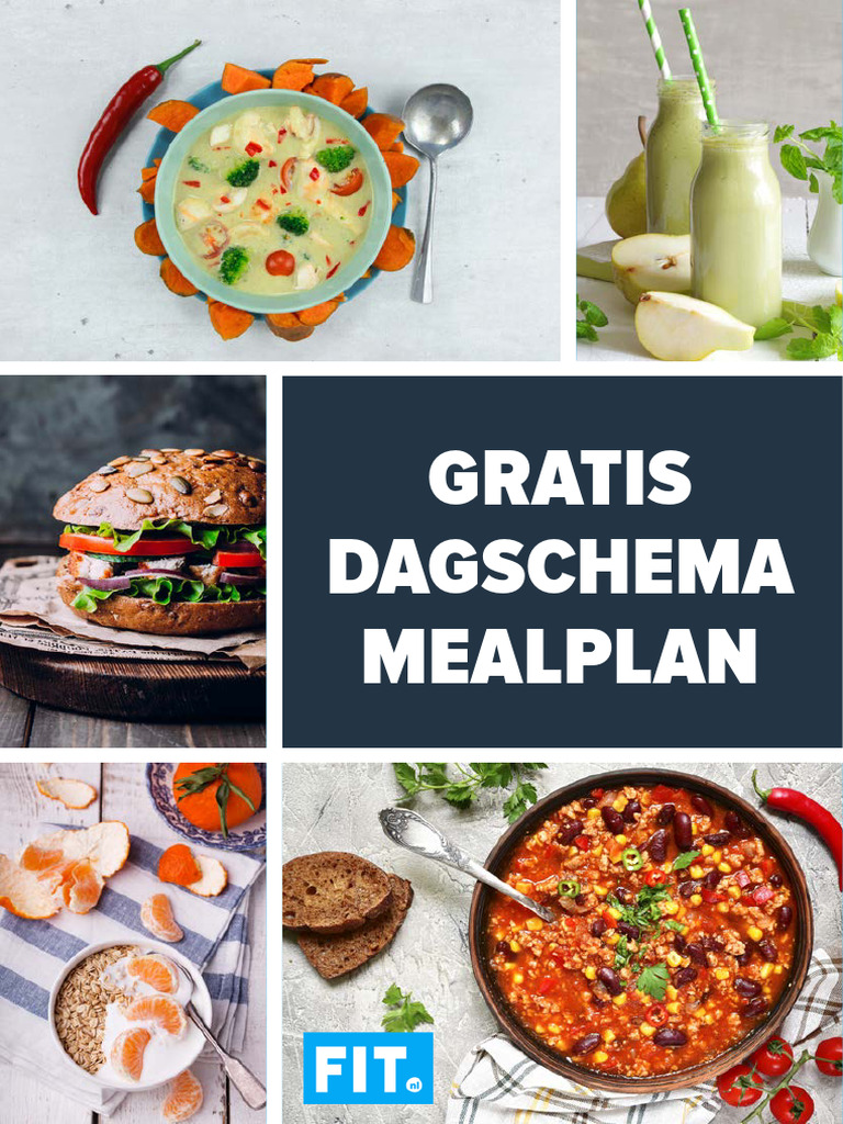 Fit.nl Gratis Dagschema 2200 Kcal | PDF