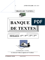 Banque de Textes Du 1er Cycle-1