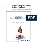 Horngrens Accounting 10th Edition Nobles Test Bank