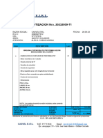 Cotizacion Casvel Eirl 20230201-01 Máquina Cortadora de Preformas Según Indicaciones Del Cliente