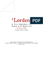 Young Needle Games - City of Lorden - 'Lorden' - A City Supplement (Art-Free Version)