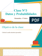 Clase 3 Datos y Probabilidades - 5° Básico - 2023