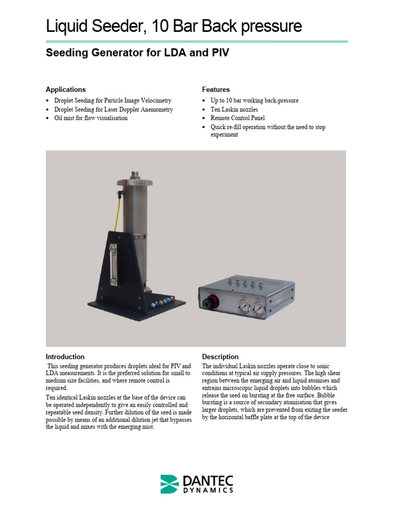 0128v7 PI Seeding Liquid Seeder 10 Bar Back Pressure | PDF | Liquids ...