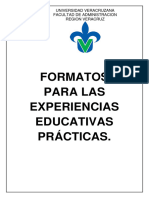 Formatos para Las Experiencias Educativas Practicas 1 1