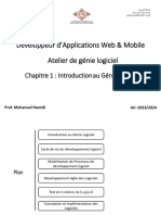 Chapitre 1 Introduction Au Génie Logiciel