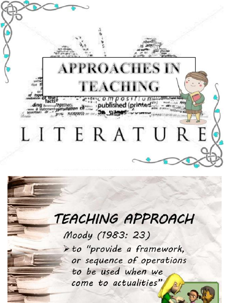 Approaches to teaching pdf
