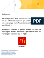 McInforma Comunicado - Cupones Especiales App y Delivery Nov 2022 - 23 Nov 22