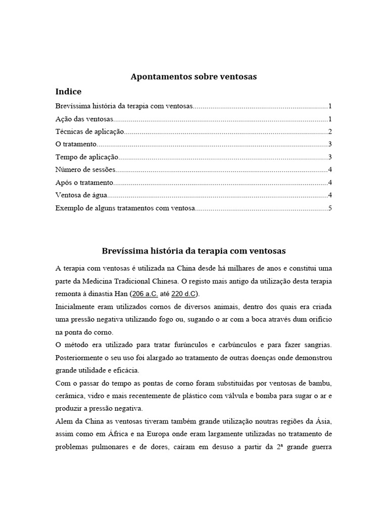 Guia Completo sobre Terapia com Ventosas | PDF