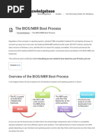 The BIOS - MBR Boot Process